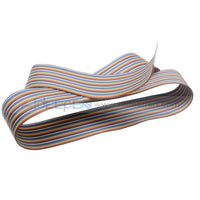 1M 3.3Ft 40 Way Pin Flat Color Rainbow Ribbon Idc Cable Wire Basic Tools