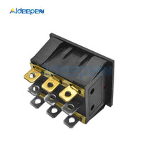 1pcs KCD3 On Off 3 Rows 9 Pin Light Boat Car Rocker Switch KCD3 Triple Light Switch Red Button Switch 15A 250V 20A 125V AC