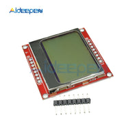 1pcs White Backlight 84*48 84x84 LCD Display Module Adapter PCB Monitor Screen for Nokia 5110 for Arduino DIY KIT