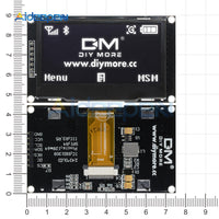 2.42'' 2.42 inch LCD Screen 128x64 12864 OLED Display Module IIC I2C SPI Serial SSD1309 for Arduino C51 STM32 White Display