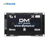 2.42'' 2.42 inch LCD Screen 128x64 12864 OLED Display Module IIC I2C SPI Serial SSD1309 for Arduino C51 STM32 White Display