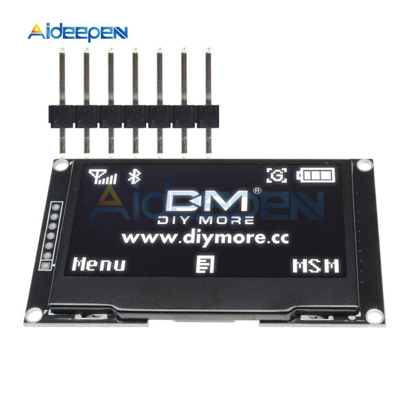 2.42'' 2.42 inch LCD Screen 128x64 12864 OLED Display Module IIC I2C SPI Serial SSD1309 for Arduino C51 STM32 White Display