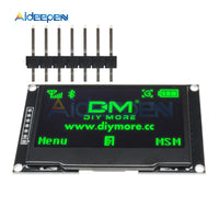 2.42" Inch 128 x 64 128 * 64 OLED Display Module IIC I2C SPI Serial Green LCD Screen for C51 STM32 SSD1309 For Arduino