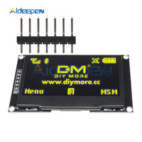 2.42" inch Yellow Display LCD Screen 128X64 OLED Display Module IIC I2C SPI Serial SSD1309 128*64 for Arduino C51 STM32