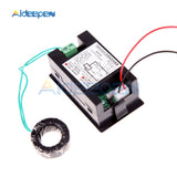 200A AC 110V 220V Red Green Dual Dispaly LED Digital Voltmeter Ammeter Amp Current Meter Volt Voltage Meter 100 300V