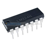 20Pcs Lm324N Dip14 Low Power Quadruple Operational Amplifier Board