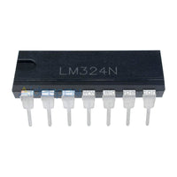 20Pcs Lm324N Dip14 Low Power Quadruple Operational Amplifier Board