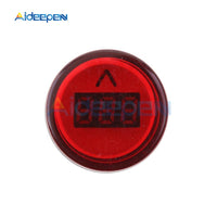 22MM AD16 22DSV AC60 500V Mini Voltage Meter LED Digital Display AC Voltmeter Indicator Pilot Lamp Red