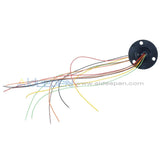 22Mm 6 Wires Conductors Capsule Compact Slip Ring 220V Ac 250Rpm Cctv Monitor Basic Tools