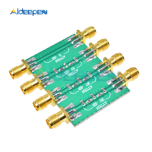23dBm 200mW DC 4.0GHz RF Fixed Attenuator Module SMA Double Female Head 0dB 10dB 20dB 30dB