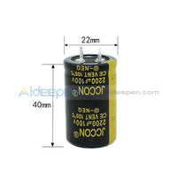25V-450V Aluminum Electrolytic Capacitor High Frequency Low Impedance Through Hole 100V2200Uf