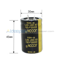 25V-450V Aluminum Electrolytic Capacitor High Frequency Low Impedance Through Hole 25V22000Uf