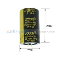 25V-450V Aluminum Electrolytic Capacitor High Frequency Low Impedance Through Hole 25V22000Uf