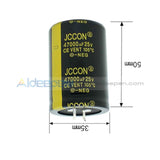 25V-450V Aluminum Electrolytic Capacitor High Frequency Low Impedance Through Hole 25V47000Uf