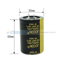 25V-450V Aluminum Electrolytic Capacitor High Frequency Low Impedance Through Hole 63V15000Uf
