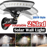 28 LED Outdoor Solar Wall Lamp PIR Motion Sensor Waterproof Light Garden Light Path Emergency Security Light 360° Luminous on AliExpress