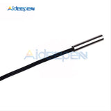 2Pcs 1Meter 10K 1% 3950 Waterproof Digital Temperature Sensor Probe NTC Thermistor Thermal Cable 1M
