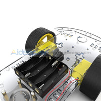 2Wd Car Chassis Diy Kit Motor Smart Robot Speed Encoder Battery Box