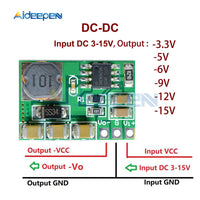 3 15V to Negative  3.3V  5V  6V  9V  12V  15V Buck boost Converter Negative Voltage Module for ADC DAC LCD Power Supply