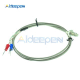 3.3ft K Type Thermocouple Temperature Controller Thermometer 0 800C Sensor Probe 1M Cable 6mm Thread