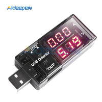 3/4 Digit USB Charger Doctor Digital Charging Battery Voltmeter Ammeter Ampermeter Current Meter USB Detector Smart Function