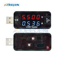 3/4 Digit USB Charger Doctor Digital Charging Battery Voltmeter Ammeter Ampermeter Current Meter USB Detector Smart Function