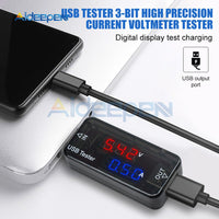 3 bit 3.3 30V USB Current Voltage Charging Detector Mobile Power Current Voltmeter Ammeter Voltage USB Charger Tester
