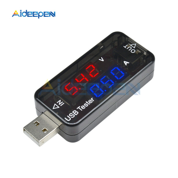 3 bit 3.3 30V USB Current Voltage Charging Detector Mobile Power Current Voltmeter Ammeter Voltage USB Charger Tester