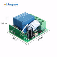 315MHz DC 12V 1 Ch Channel Wireless Relay Module RF Remote Control Switch Heterodyne Receiver Controller Board 3.5cmX3cmX1.6cm