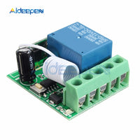 315MHz DC 12V 1 Ch Channel Wireless Relay Module RF Remote Control Switch Heterodyne Receiver Controller Board 3.5cmX3cmX1.6cm