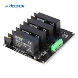 380V 8A 1 2 4 Channel Solid State Relay Module High and Low Level H L Trigger Board SSR D3808HK Switch Controller For Arduino