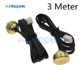 3M Length NTC Thermistor Temperature Sensor Magnet Probe 10 K Black Temperature Measuring Sensor Instrument DIY Tool