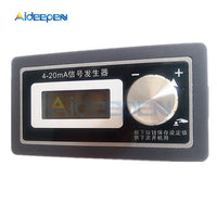 4 20mA 24V LCD Digital Signal Generator DC Adjustable PLC Current Transmitter Tester Two Wire Output Dynamic Test DIY