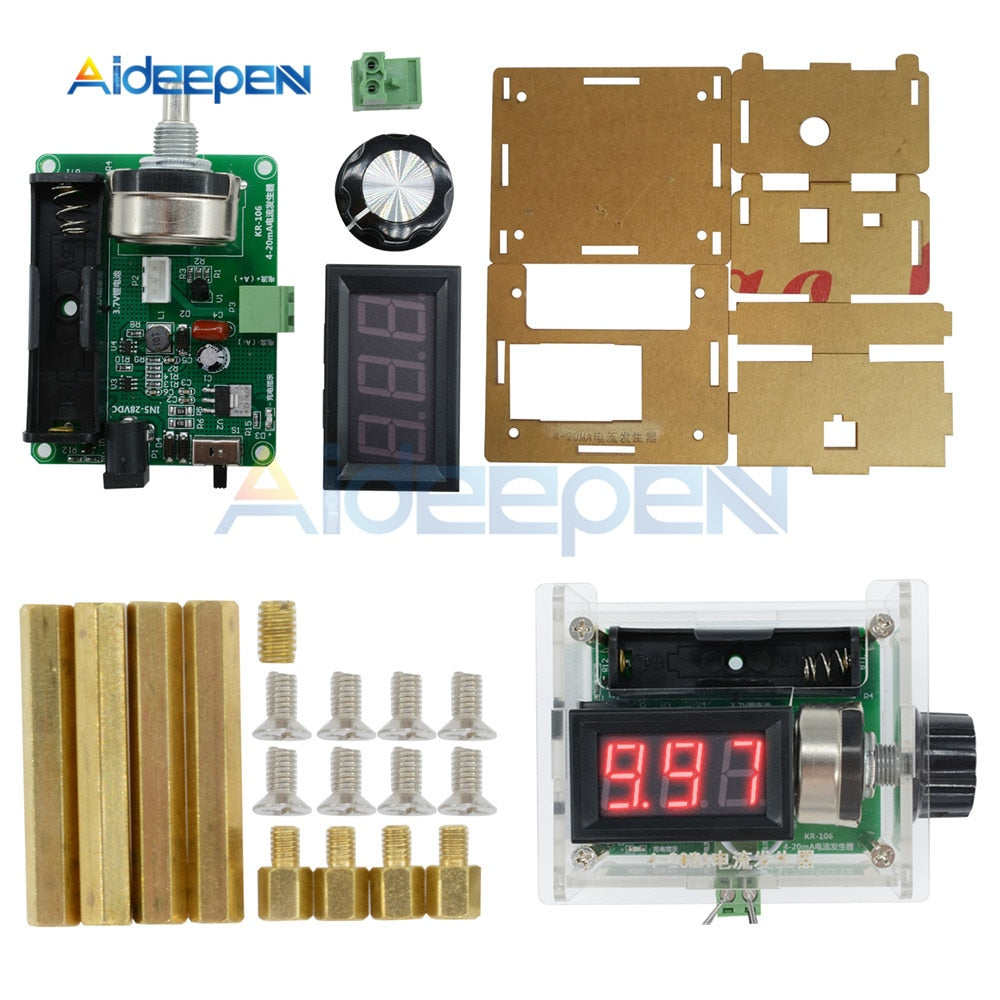 Handheld 4-20mA Current Signal Generator – Rechargeable Digital Analog Simulator