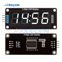 4 Digit LED 0.56" Display Tube Decimal 7 Segments TM1637 Clock Double Dots Module 0.56 inch White Display For Arduino