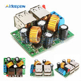 4 Four USB Port A5268 Step Down Power Supply Converter Board Module DC 12V 24V 40V to 5V 5A For MP3/MP4 Phone Car Equipment Tool