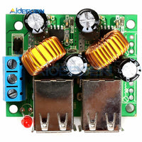 4 Four USB Port A5268 Step Down Power Supply Converter Board Module DC 12V 24V 40V to 5V 5A For MP3/MP4 Phone Car Equipment Tool