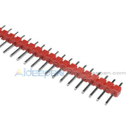 40Pin 1X40P Male 2.54Mm Breakable Pin Header Strip Red/black Basic Tools