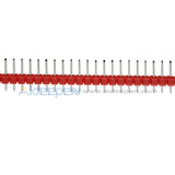 40Pin 1X40P Male 2.54Mm Breakable Pin Header Strip Red/black Red Basic Tools