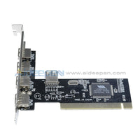 480Mbps 5 Port Usb 2.0 Pci Hub Card Controller Adaptor Module Motor