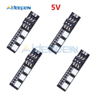 4pcs RGB 5050 5V Led Lights Board 7 Color Dip Switch for dron quadrocopter quadcopter helicopter with cable