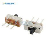50Pcs SS12D00G3 2 Position SPDT 1P2T 3 Pin PCB Panel Mini Vertical Slide Switch Toggle Switches