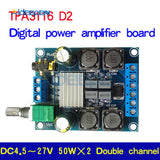 50Wx2 TPA3116D2 Dual Channel DC 4.5 27V Digital Power Amplifier Board Two Channel Stereo High Efficiency 50W + 50W