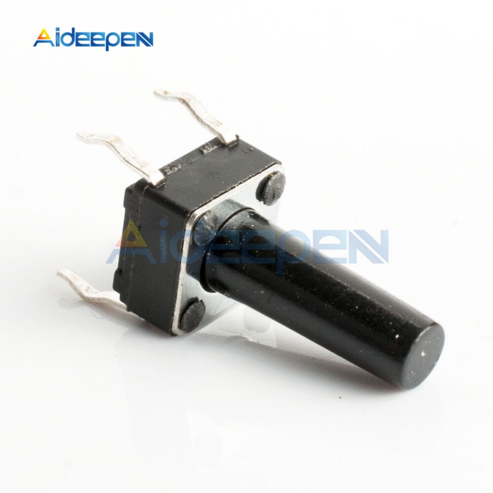 50pcs/Lot 6X6X13 4PIN Panel PCB Momentary Tactile Tact Push Button Mic ...