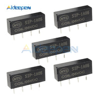 5PCS DC 5V Relay SIP 1A05 Reed Switch Relay DC Resistance 450~550ohm for PAN CHANG Relay 4PIN