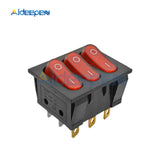 5PCS KCD3 Rocker Switch 15A/16A/20A 125V/250V ON OFF ON OFF ON 2 Position 3 Position 2Pin 3Pin Electrical Equipment Power Switch