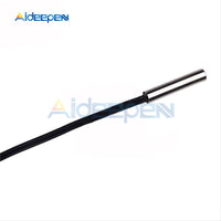 5Pcs 0.3M NTC Thermistor Temperature Sensor 10K 1% 3950 Waterproof Probe Cable Length 30CM