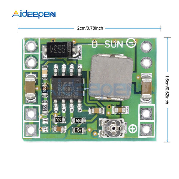 Digikey Mini Step Down Power Module 5Pcs Mini Step Down Power Supply Module 5V 3A DC DC Adjustable Buck Co ...
