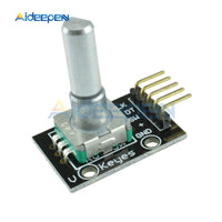 5Pcs Rotary Encoder Module 360 Degrees Brick Sensor Development Board KY 040 With Pins
