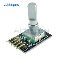 5Pcs Rotary Encoder Module 360 Degrees Brick Sensor Development Board KY 040 With Pins